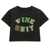FINE SH!T Crop Tee by YRS Boogz