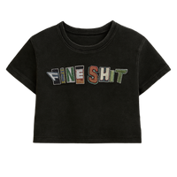 FINE SH!T Crop Tee by YRS Boogz